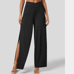 HALARA Black Wide-Leg Women's Pants